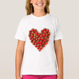 Strawberry Heart Tシャツ
