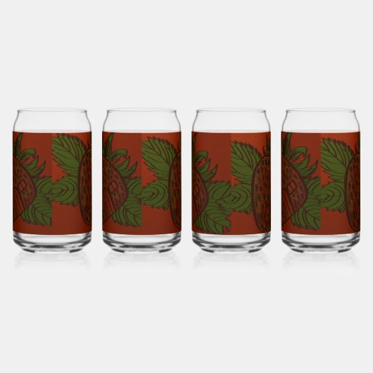 Strawberry Home Sweet Home ガラス缶 (右)