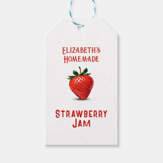 Strawberry Jam ギフトタグ (正面)