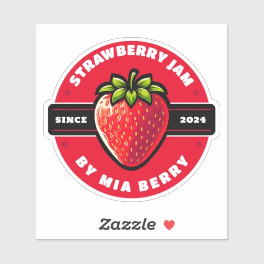 Strawberry Jam シール (シート)