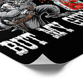 Strawberry Jams But My Gun Don't Funny Cowboy Racc ポスター (角)