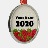 Strawberry Keepsake Ornament メタルオーナメント (右)