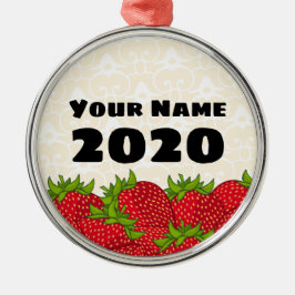 Strawberry Keepsake Ornament メタルオーナメント