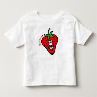 Strawberry *Kids White Tee トドラーTシャツ