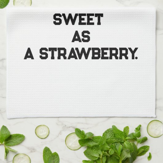Strawberry Kitchen Towel | Cute Fruit-Themed キッチンタオル (折り畳み)