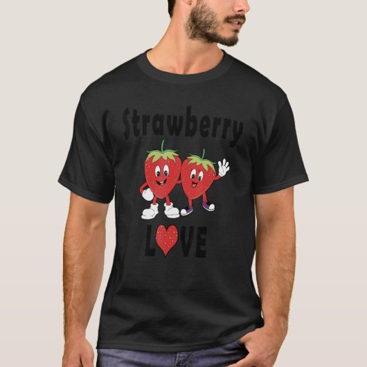 Strawberry Love Strawberries   Costume Tシャツ (正面)