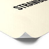 Strawberry Margarita with Salt Rim Recipe Art ポスター (角)