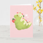 Strawberry Matcha Dinosaur  カード (黄色い花)