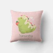 Strawberry Matcha Dinosaur  クッション (裏面)