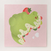Strawberry Matcha Dinosaur  ジグソーパズル (横)