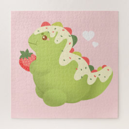 Strawberry Matcha Dinosaur  ジグソーパズル