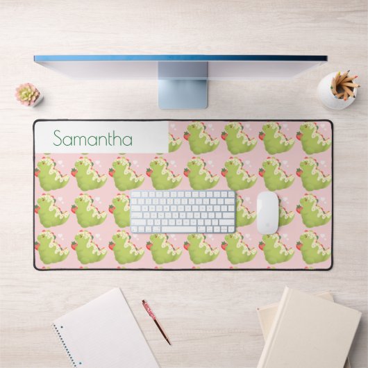 Strawberry Matcha Dinosaur  デスクマット (オフィス1)