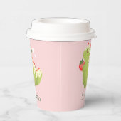 Strawberry Matcha Dinosaur  紙コップ (右)