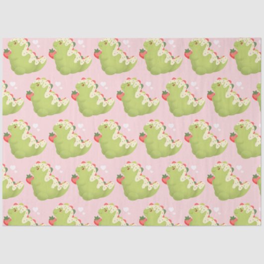 Strawberry Matcha Dinosaur  薄葉紙 (正面)