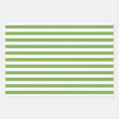 Strawberry Matcha Stripes  ラッピングペーパーシート (正面3)