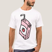 Strawberry milk carton tシャツ (正面)