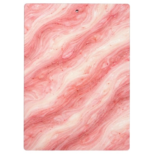 Strawberry Milkshake Marble Texture クリップボード (裏面)