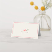 Strawberry Mimosa Bar Table Cards プレイスカード (裏面)