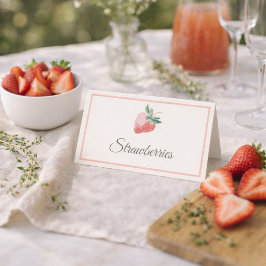 Strawberry Mimosa Bar Table Cards プレイスカード