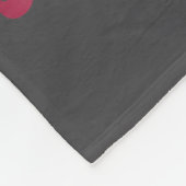 Strawberry Motivation Cute Berry Lover フリースブランケット (角)