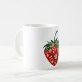 Strawberry mug コーヒーマグカップ (正面左)