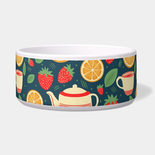 Strawberry Orange Tea Time ボウル (正面)