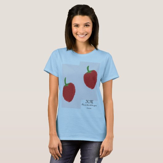 Strawberry Painting Design Tシャツ (正面フル)