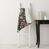 Strawberry Paisley Pattern Sherpa Blanket シェルパブランケット (インサイチュ)