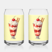 Strawberry parfait glass ガラス缶 (裏面)
