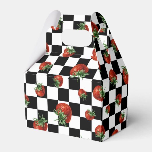 Strawberry Pattern フェイバーボックス (裏面サイド)