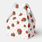 Strawberry Pattern フェイバーボックス (正面サイド)