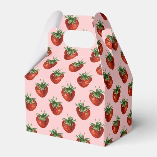 Strawberry Pattern フェイバーボックス (裏面サイド)
