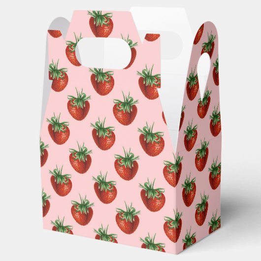 Strawberry Pattern フェイバーボックス (オープン)