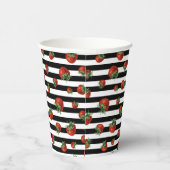 Strawberry Pattern 紙コップ (右)
