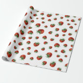 Strawberry Pattern Baby Shower  ラッピングペーパー (アンロールド)