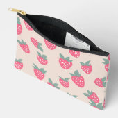 Strawberry Pencil Case with Name アクセサリーポーチ (見開き)