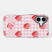 Strawberry Personalized iPhone Case 16ケース (裏面横)