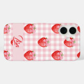Strawberry Personalized iPhone Case Case-Mate iPhoneケース (裏面 (横))