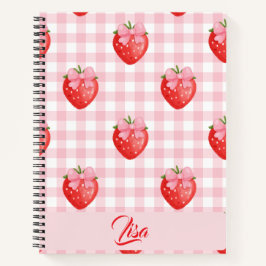 Strawberry Personalized Journal ノートブック