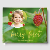 Strawberry Photo Baby's Berry First Birthday ゲストブック (正面)