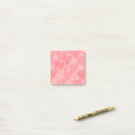 Strawberry Post it Notes ポストイット (デスク上)