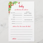 Strawberry Predictions and Advice チラシ (正面)