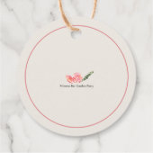 Strawberry Purée Mimosa Bar Bottle フェイバータグ (裏面)