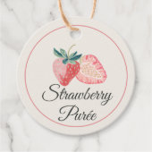 Strawberry Purée Mimosa Bar Bottle フェイバータグ (正面)