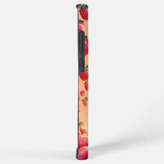 Strawberry Rain Phone Case Samsung Galaxyケース (右側面)