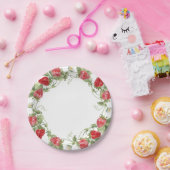 Strawberry Red ペーパープレート (パーティー)