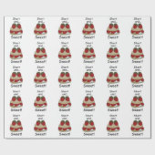 Strawberry Shortcake Short and Sweet Funny Quote ラッピングペーパー (フラット)