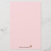 Strawberry Shortcake Watercolor Stationery 便箋 (裏面)