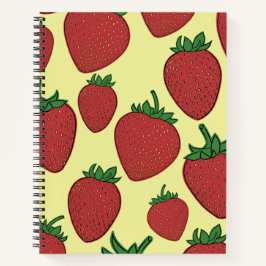 Strawberry Spiral Notebook ノートブック