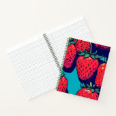 Strawberry spiral notebook ノートブック (内部)
